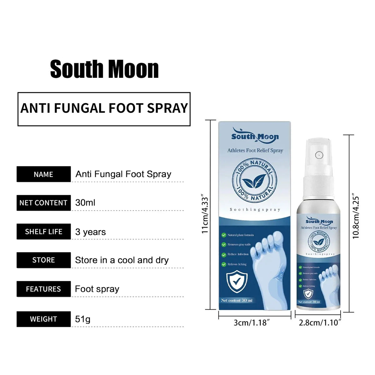 Anti-Fungal Foot Spray